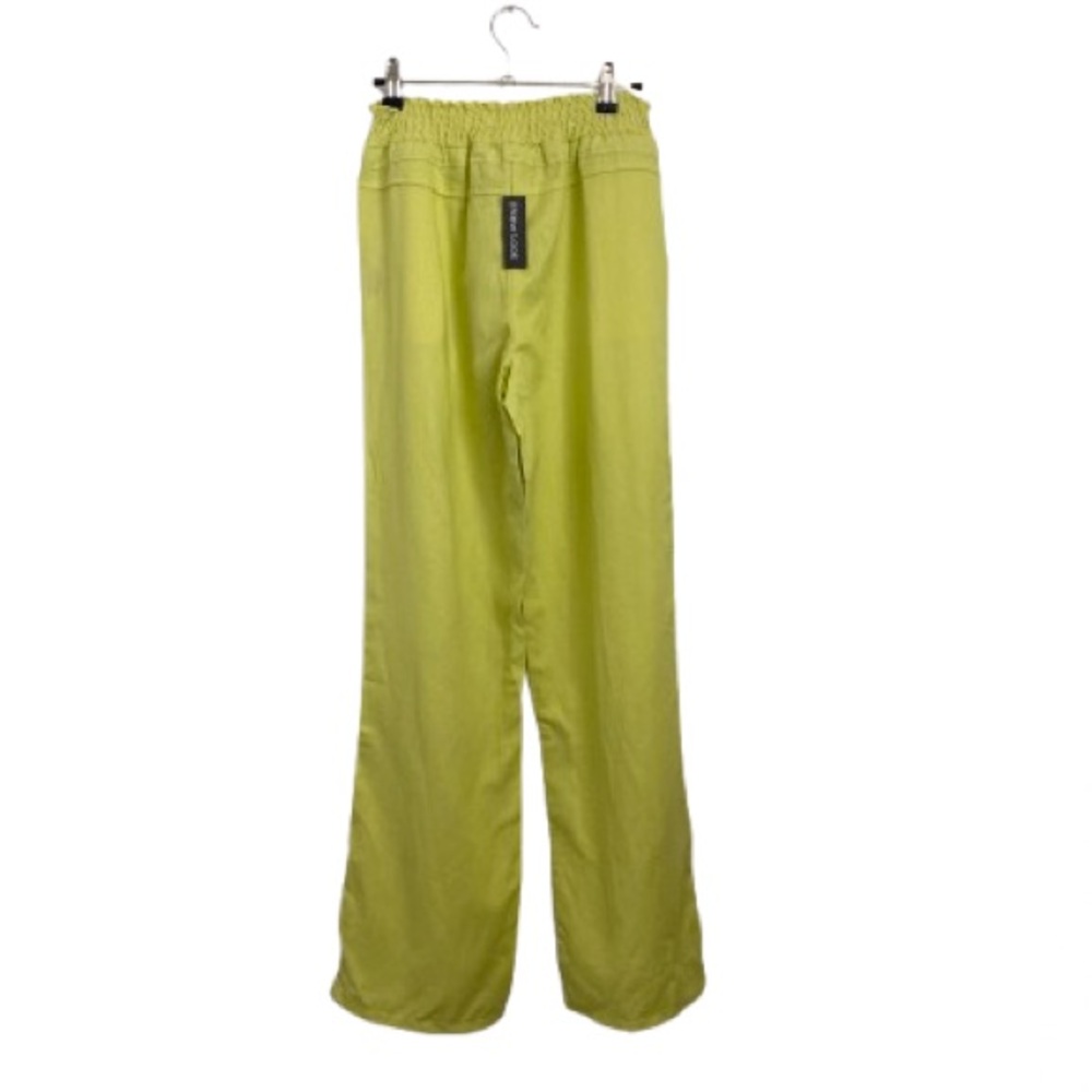New Look Lime Green Wide Leg Pants - Picture 2 of 14